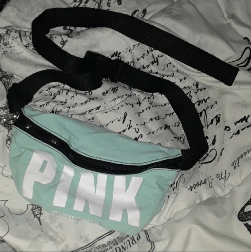 Pink Spring Break Fannypack/belt bag (Mint Color)